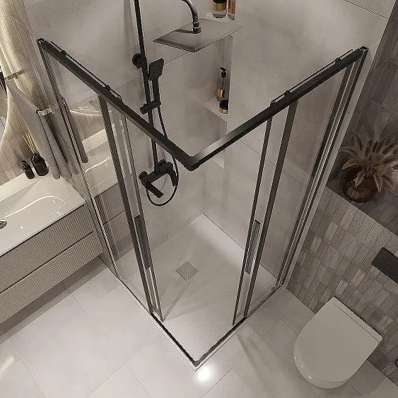 Душевое ограждение NIAGARA NG-6824-34ВLACK