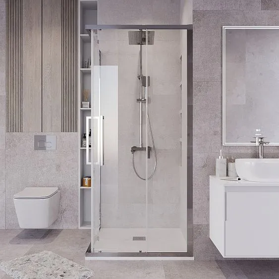 Душевое ограждение GROSSMAN 300.K33.02.1010.10.00 хром