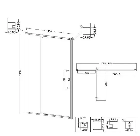 Дверь NIAGARA NG-45-11ASG