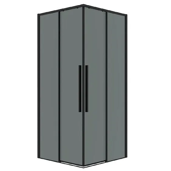 Душевое ограждение GROSSMAN 300.K33.01.1010.21.10 черный матовый