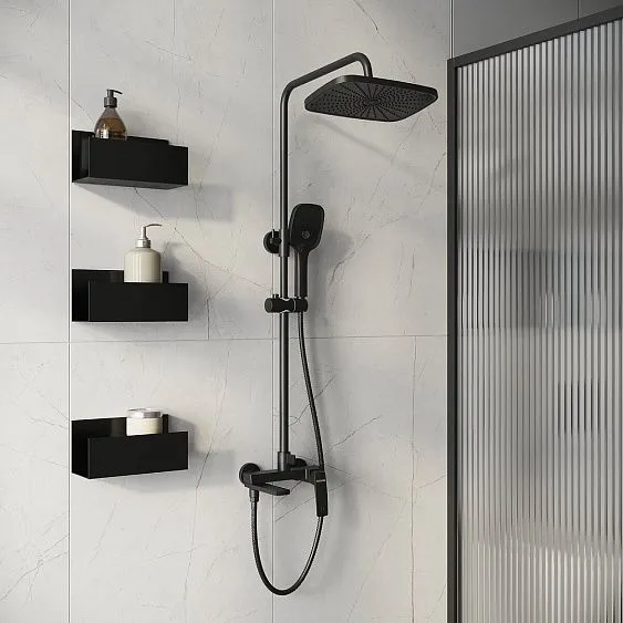 Душевая стойка GROSSMAN 500.K35.10.210 черный матовый