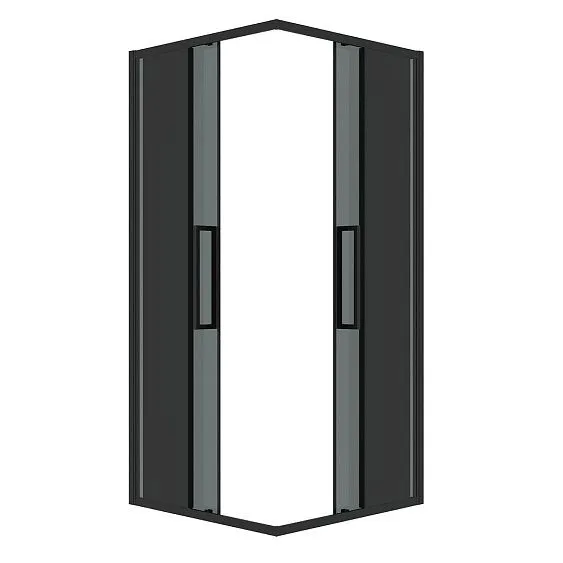 Душевое ограждение GROSSMAN 300.K33.02.9090.21.10 черный матовый