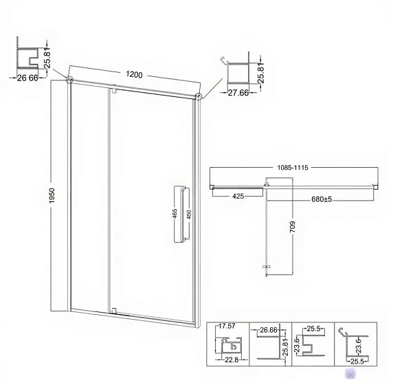 Дверь NIAGARA NG-45-12ASG