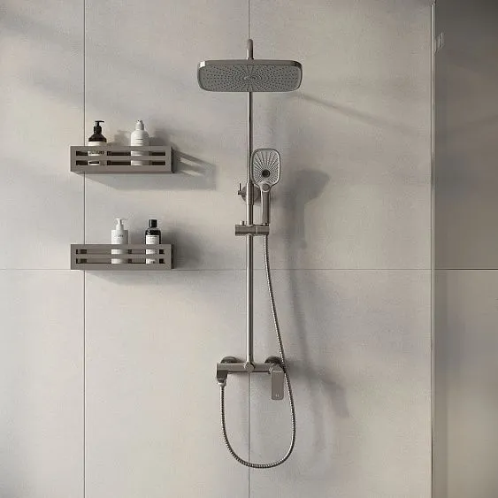 Душевая стойка GROSSMAN 500.K35.09.120 брашированный никель