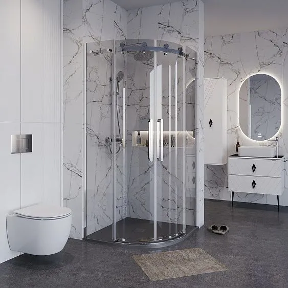 Душевое ограждение GROSSMAN 301.K33.04.9090.10.00 хром