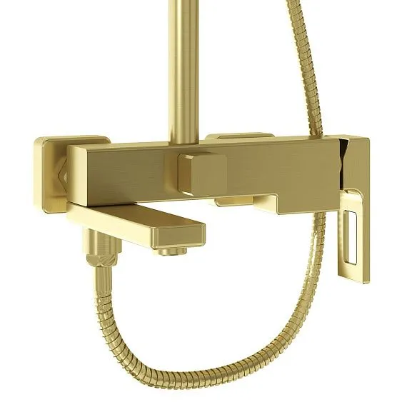 Душевая стойка GROSSMAN 500.K35.03.320 золото сатиновый