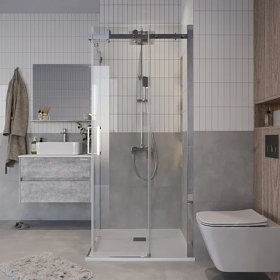 Душевое ограждение GROSSMAN 300.K33.04.1010.10.00 хром