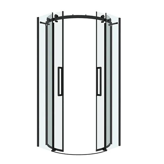 Душевое ограждение GROSSMAN 301.K33.04.9090.21.00 черный матовый