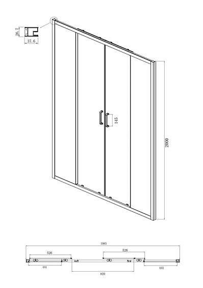 Дверь AMBASSADOR Forsa 17021115AX