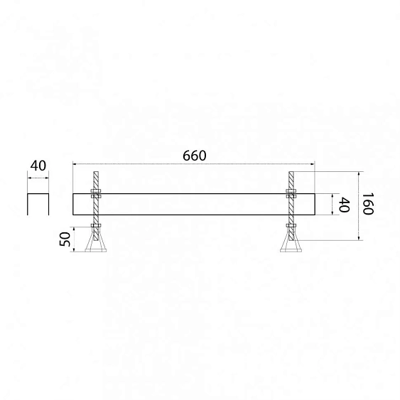 Ножки NIAGARA NG-UK16