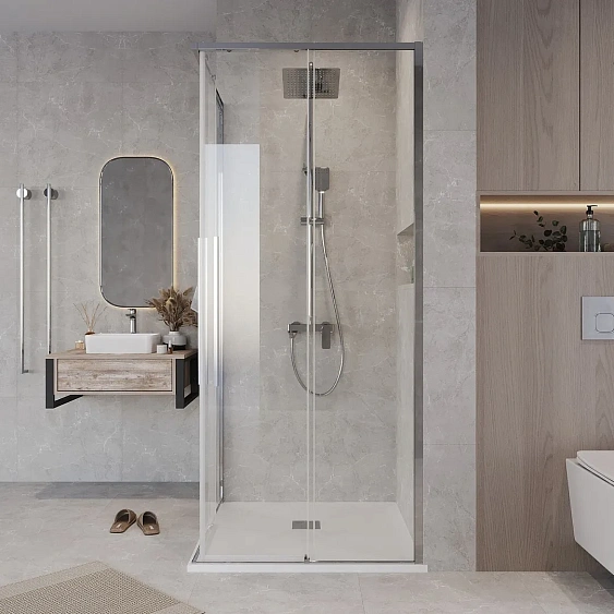 1/2 душевого ограждения GROSSMAN 1/2.K33.01.11.10.00 хром