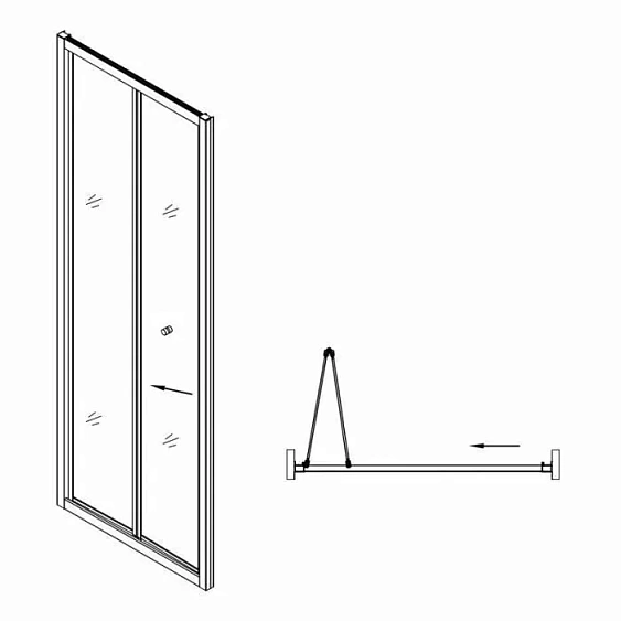 Дверь SSWW LQ60-Y22 (1000*1950)