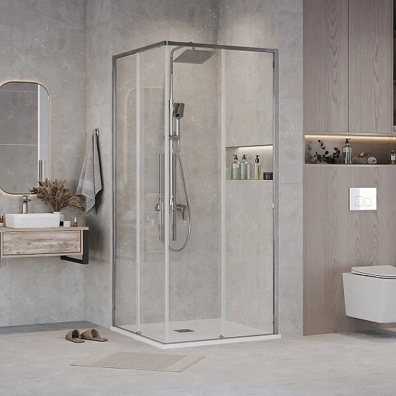 1/2 душевого ограждения GROSSMAN 1/2.K33.01.11.10.00 хром