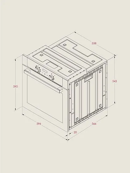 Духовой шкаф ARDO BO39EDS2