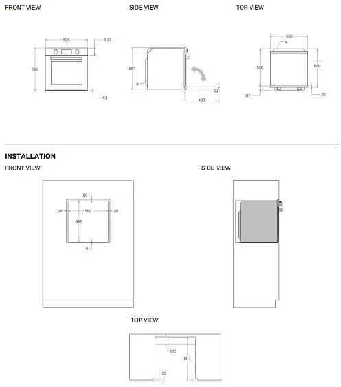 Духовой шкаф BERTAZZONI FMOD6115PLB2