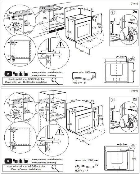 Духовой шкаф AEG TP9SB831AB