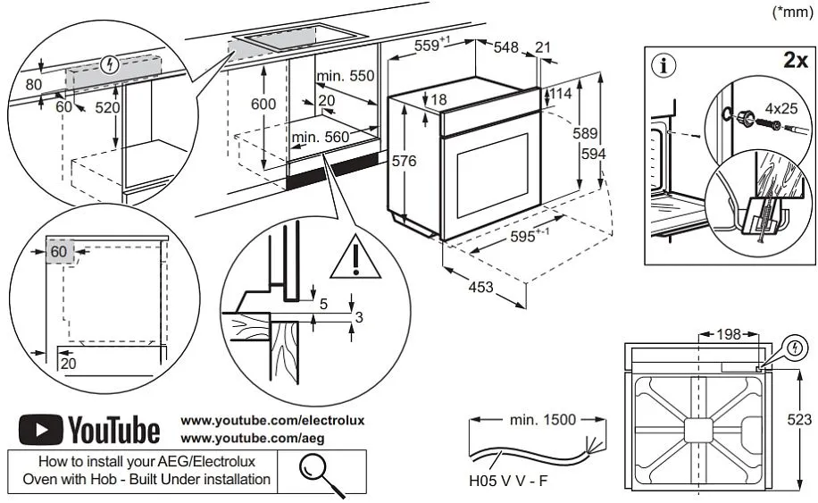 Духовой шкаф ELECTROLUX KODEF75X2