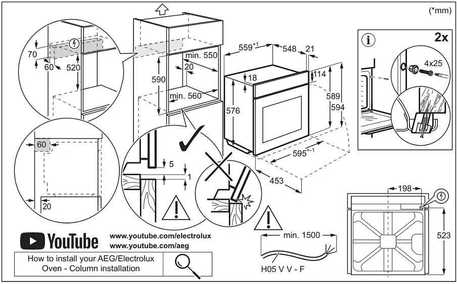 Духовой шкаф ELECTROLUX LOE8F38X