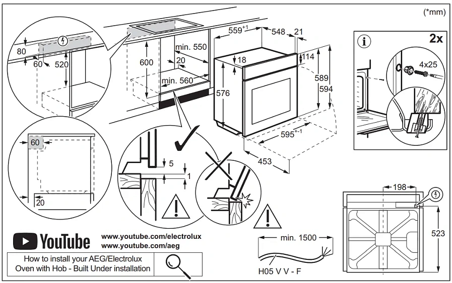 Духовой шкаф ELECTROLUX LOE8F38X