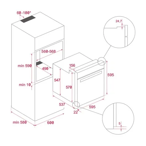 Духовой шкаф TEKA AIRFRY HSB 6466 STAINLESS STEEL (111010082)