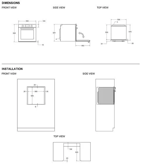 Духовой шкаф BERTAZZONI FPRO6117PTX3