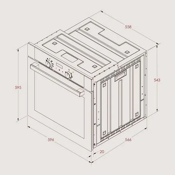 Духовой шкаф ARDO BO58ERC2