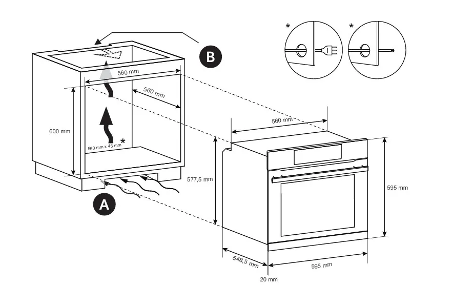 Духовой шкаф CANDY COS625NL