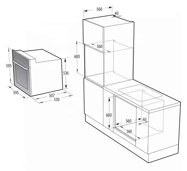 Духовой шкаф GORENJE BO6737E02NB