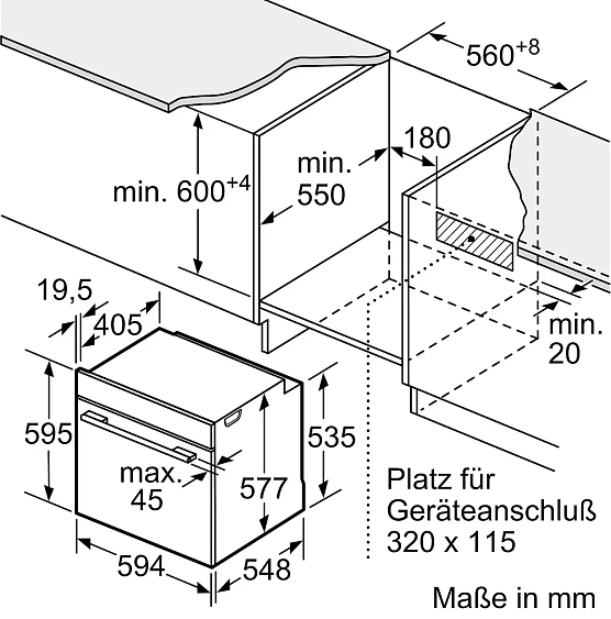 Духовой шкаф BOSCH HBG 778NB1