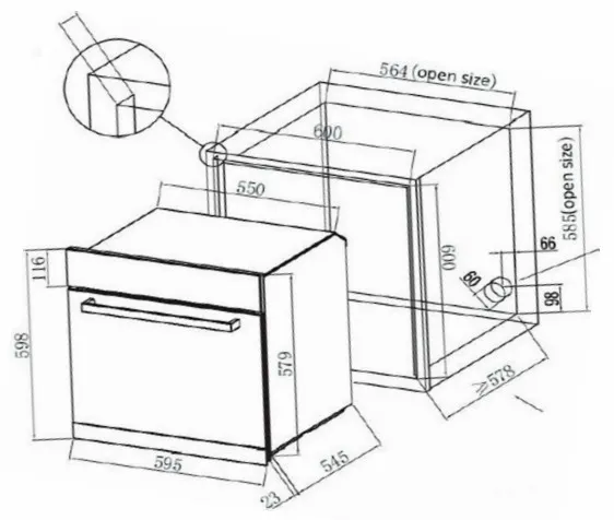 Духовой шкаф DELONGHI DEO 725 NB TENNA