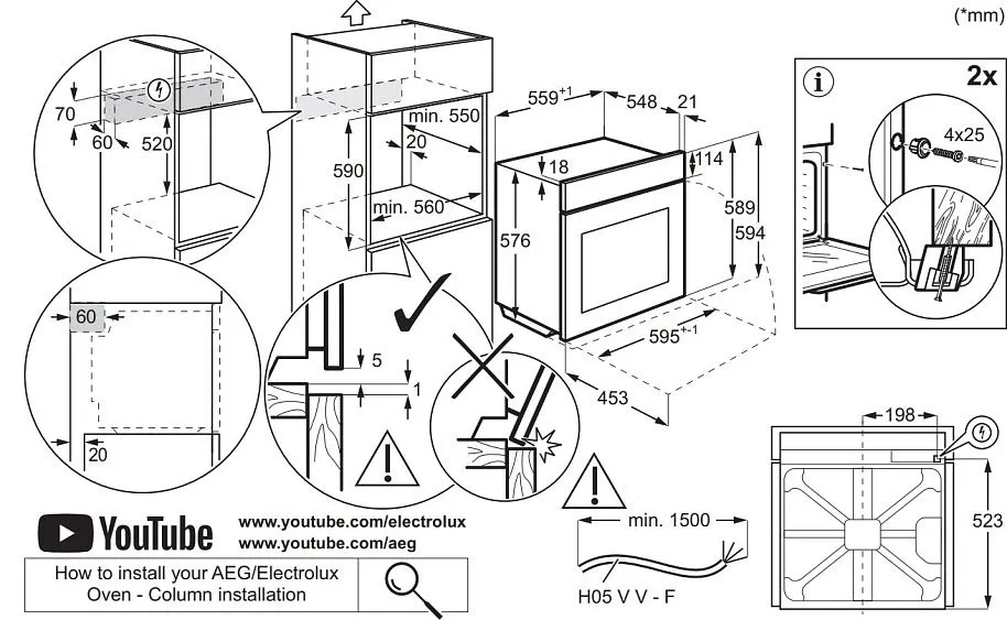 Духовой шкаф ELECTROLUX KOD8C39Z