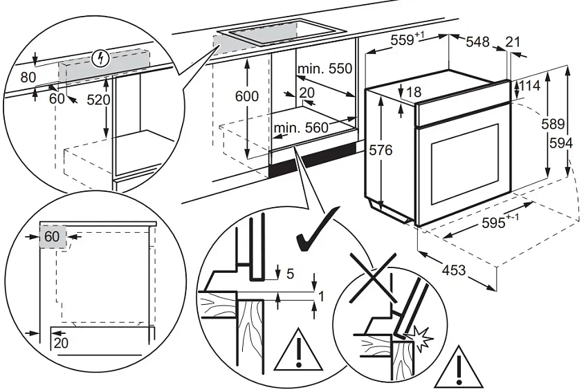 Духовой шкаф ELECTROLUX KOD8C39Z