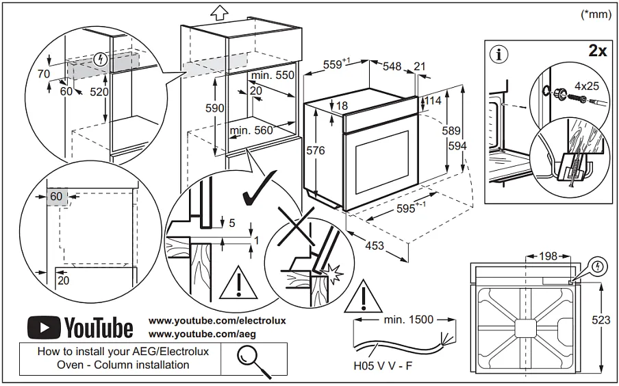 Духовой шкаф ELECTROLUX LOE8F38V
