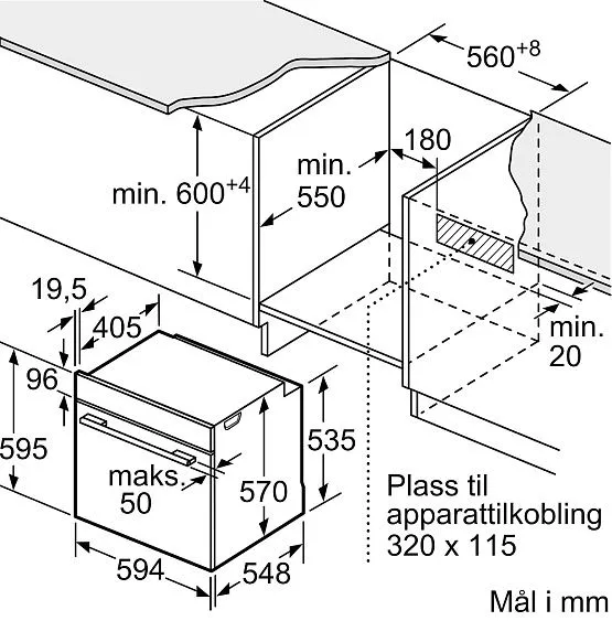 Духовой шкаф BOSCH HQA472BB3