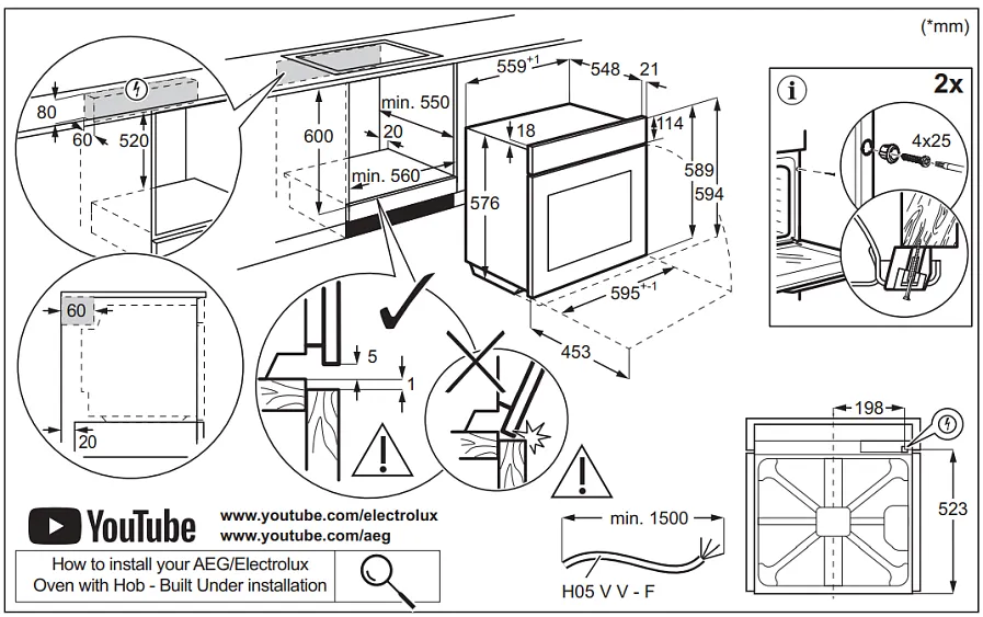 Духовой шкаф ELECTROLUX LOE8F38V