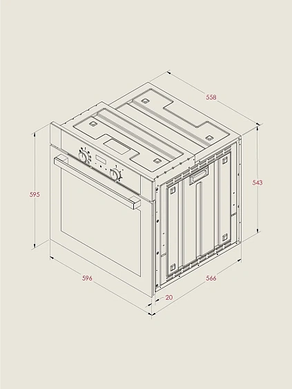 Духовой шкаф ARDO BO39EB2