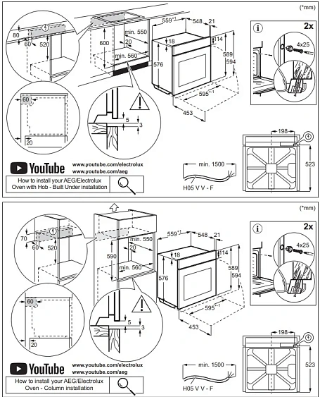 Духовой шкаф ELECTROLUX EOD6F77H