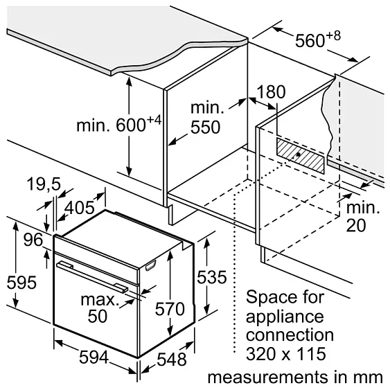 Духовой шкаф BOSCH HJG852YB0T