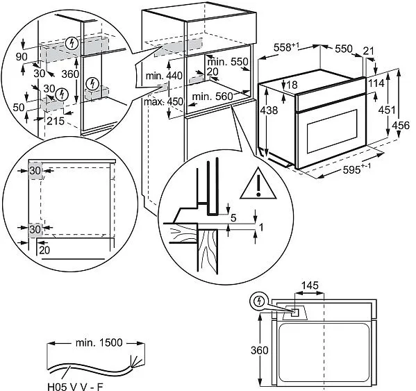 Духовой шкаф ELECTROLUX LVL8E09Z