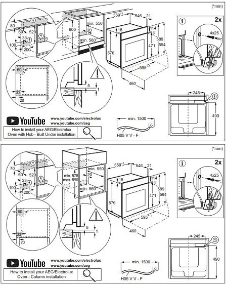 Духовой шкаф AEG NBE7P631AB