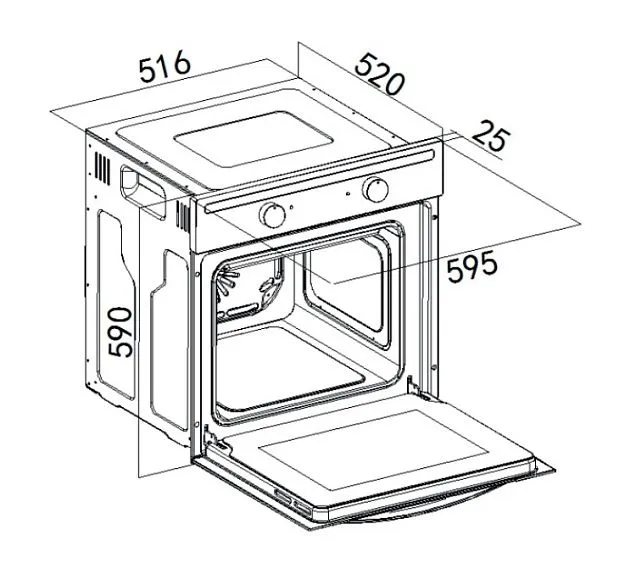 Духовой шкаф WEISSGAUFF EOM 104 W
