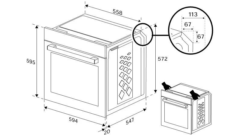 Духовой шкаф HOTPOINT-ARISTON FE8 S 832 DSH BLG