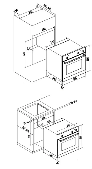 Духовой шкаф VARD VOE684G
