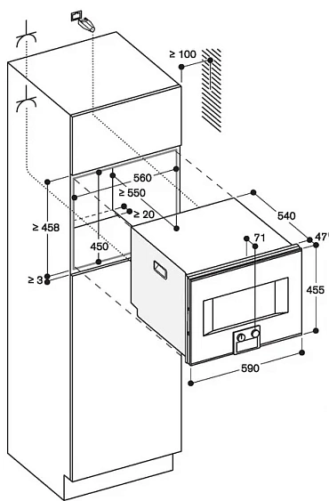 Духовой шкаф GAGGENAU BS454101