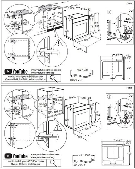 Духовой шкаф AEG TA5PB531AB