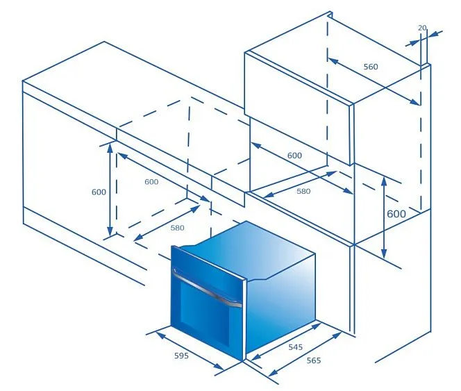 Духовой шкаф CASARTE CASOQC5QAP4GBU