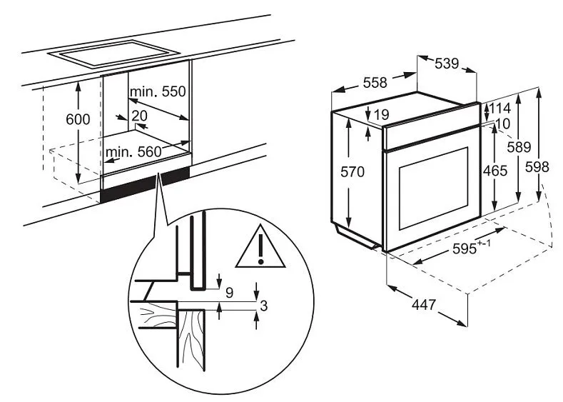Духовой шкаф ELECTROLUX EOH4P56BX