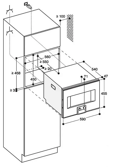 Духовой шкаф GAGGENAU BS451111