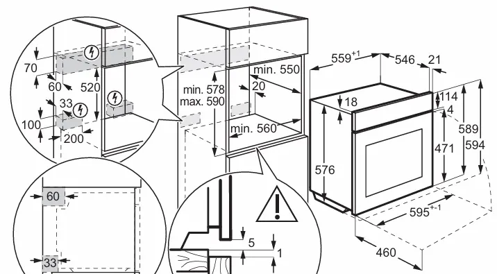 Духовой шкаф AEG NBE7P631AB