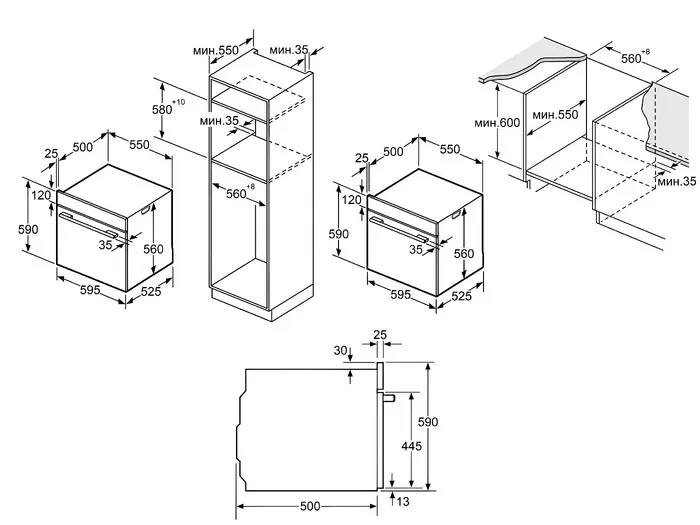 Духовой шкаф MAUNFELD AEOC6041B2